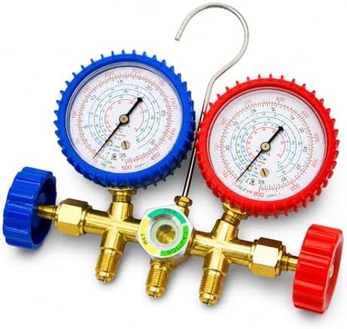 Stark USA Manifold Gauge Set R410A R22 R404A HVAC A/C Refrigeration Charging …