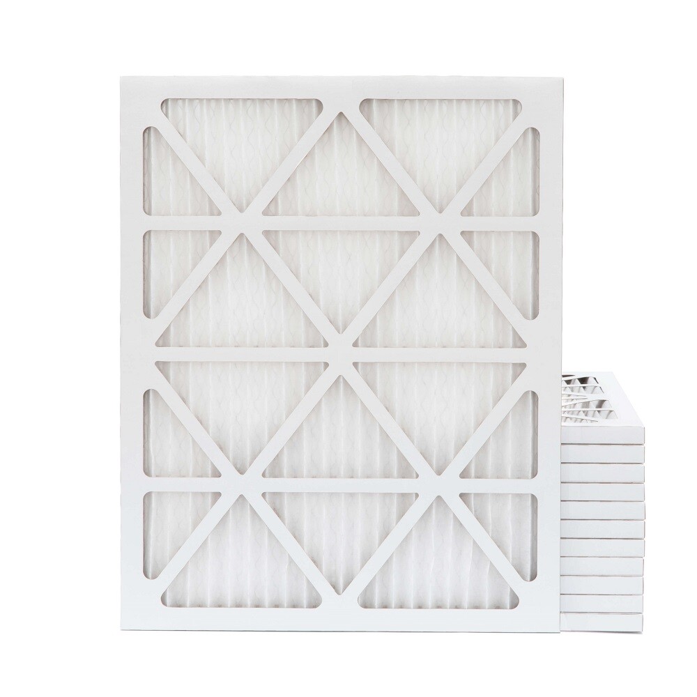 20x24x1 MERV 13 Pleated Air Filters. 12 PACK. Actual Size: 19-3/8 x 23-3/8 x 7/8