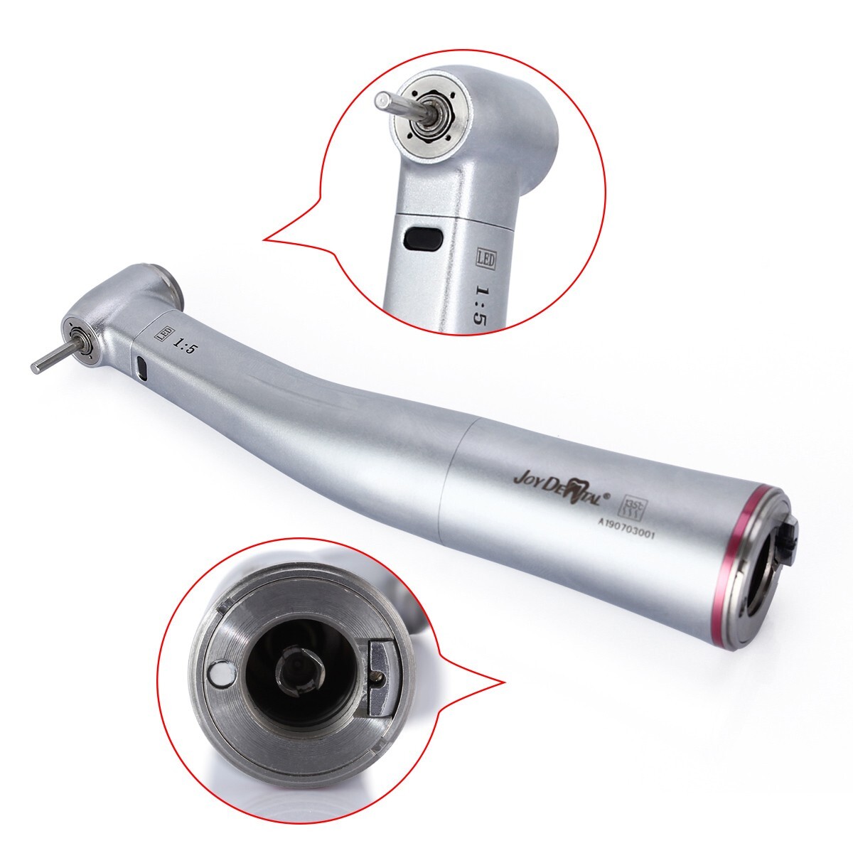 AZDENT Dental Brushless Electric LED Micro Motor /1:5 Increasing Handpiece