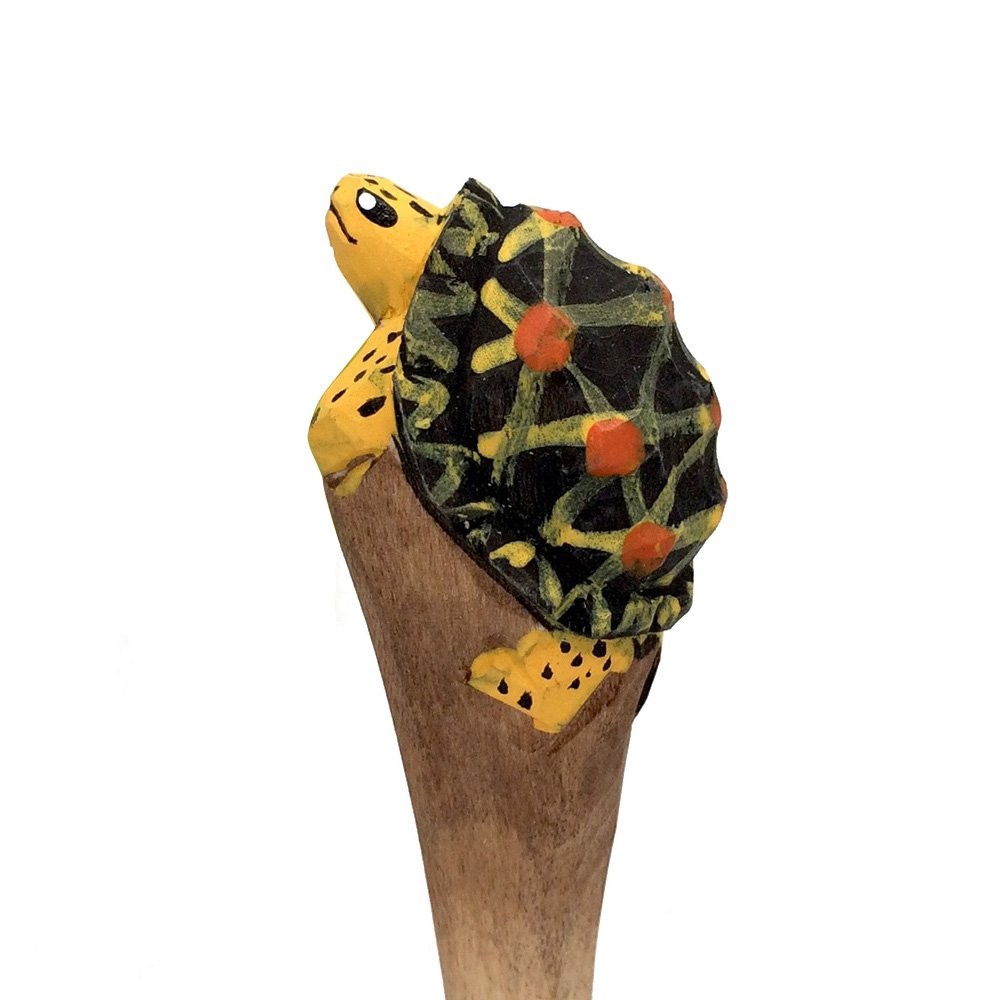 7″ Wooden Animal Handy Carving Turtle Ballpoint Pen 1PC
