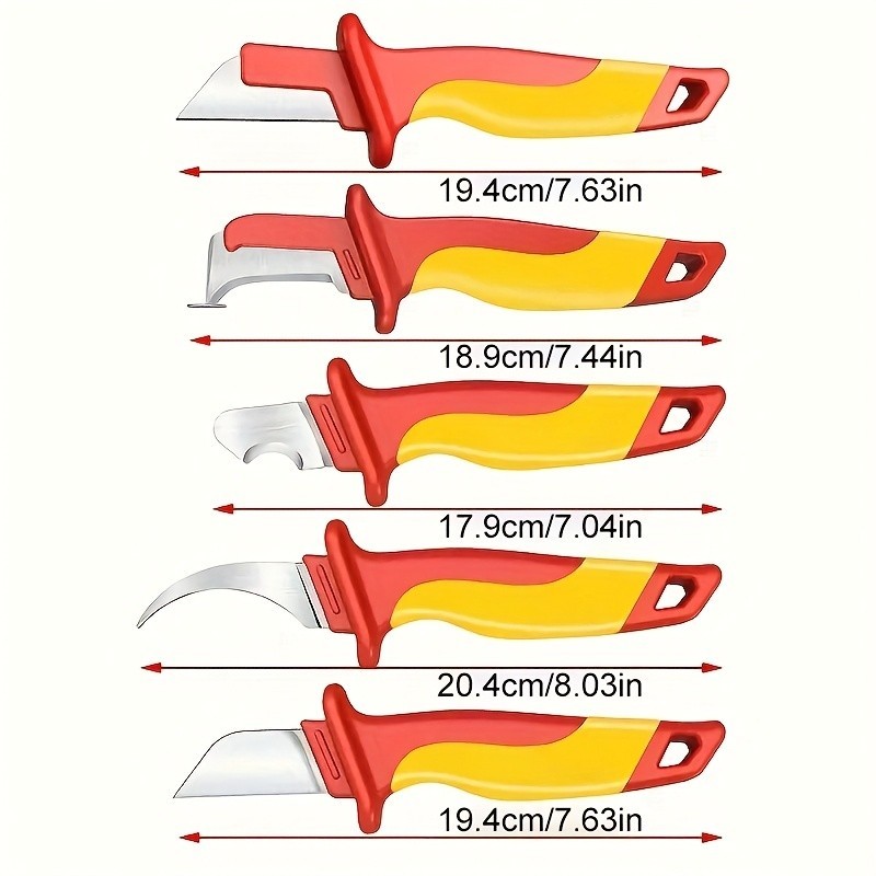 Electrical Wire Stripping Knife – Multi-Blade for Cable Repair & Wiring