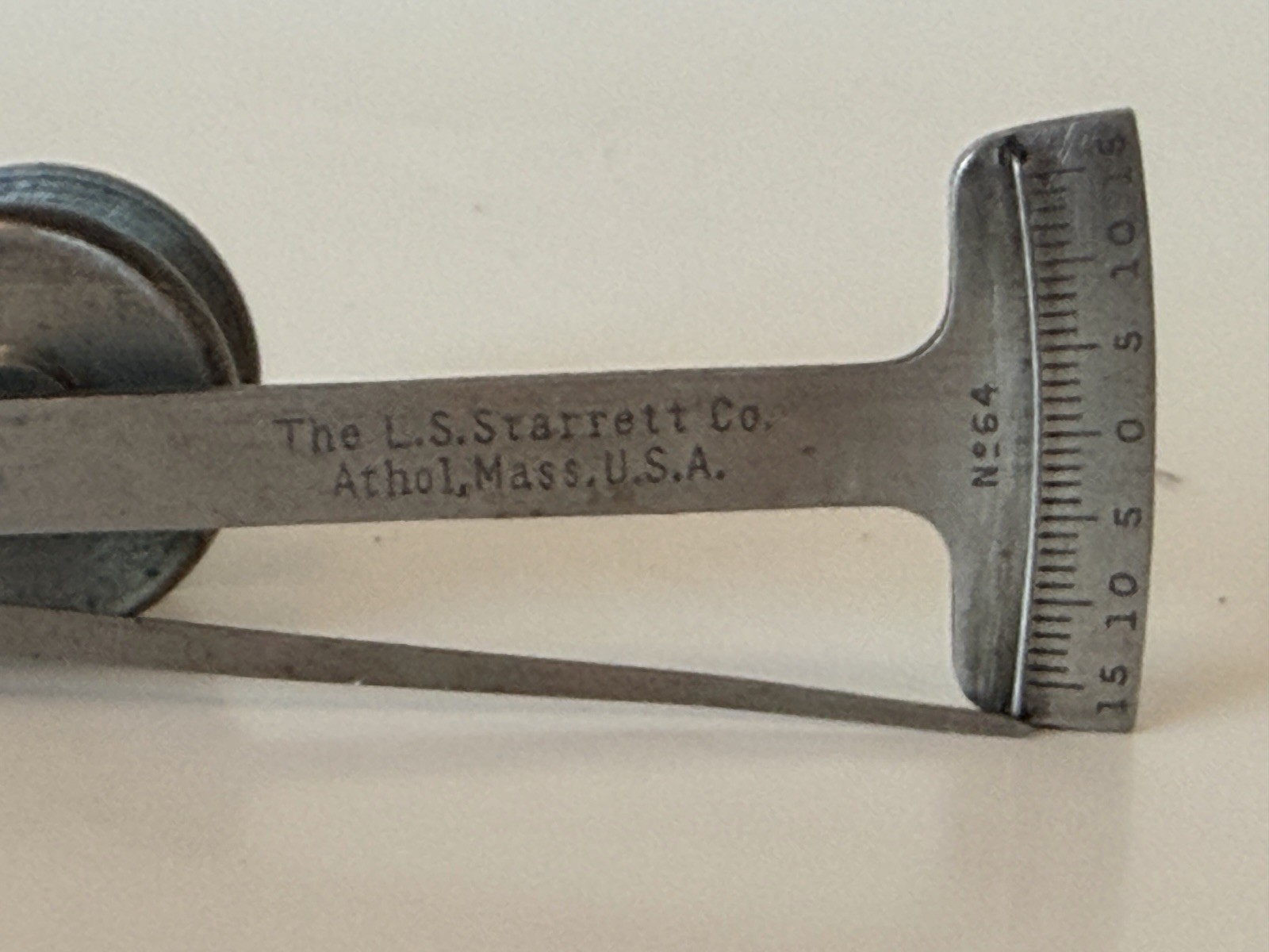 Vintage Lot Of 5 Metal Measuring Calipers LS Starrett Co Union Tool Co Unbrand