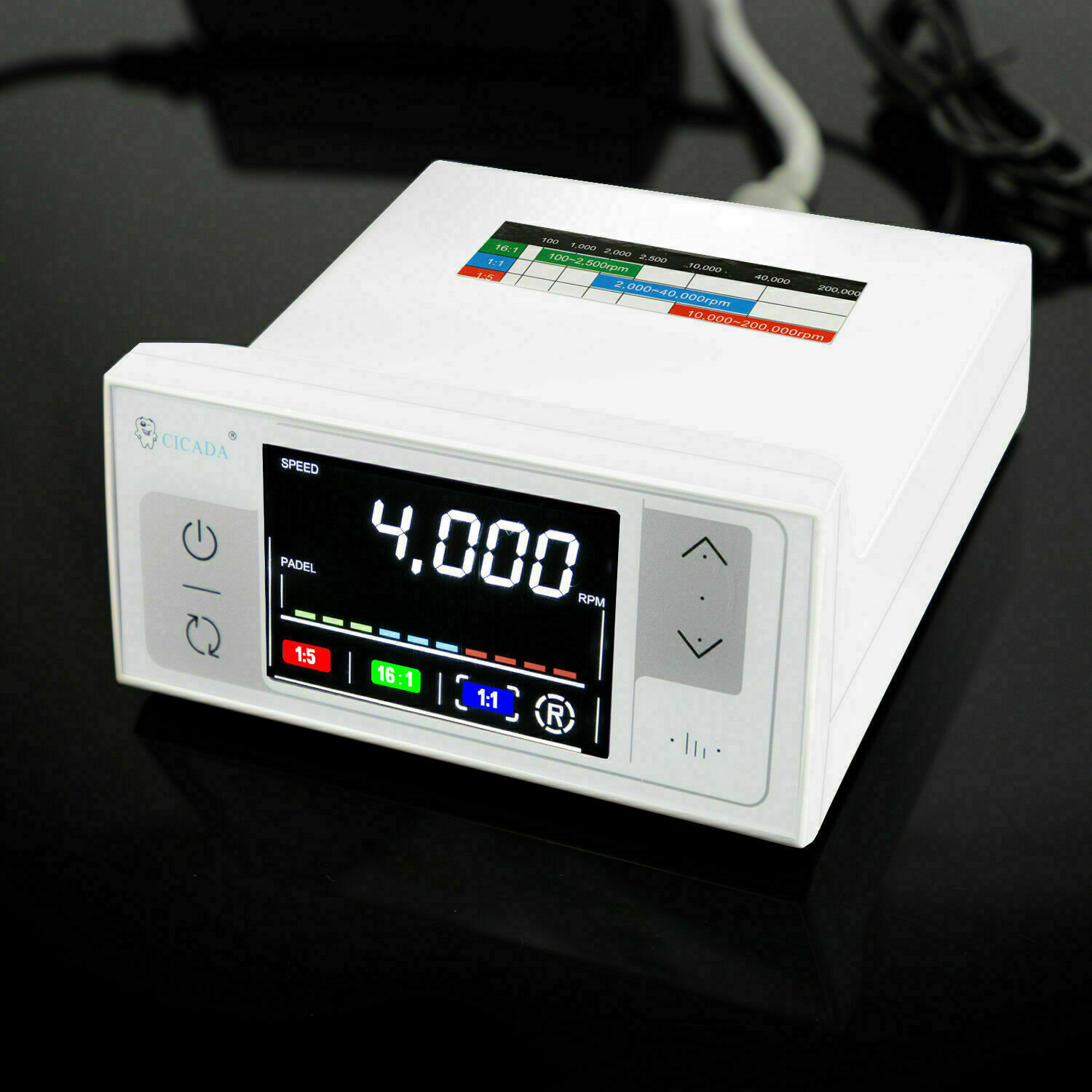 3rd Generation CICADA Dental Electric Motor + 1:1 + 1:5 Handpiece Contra Angle