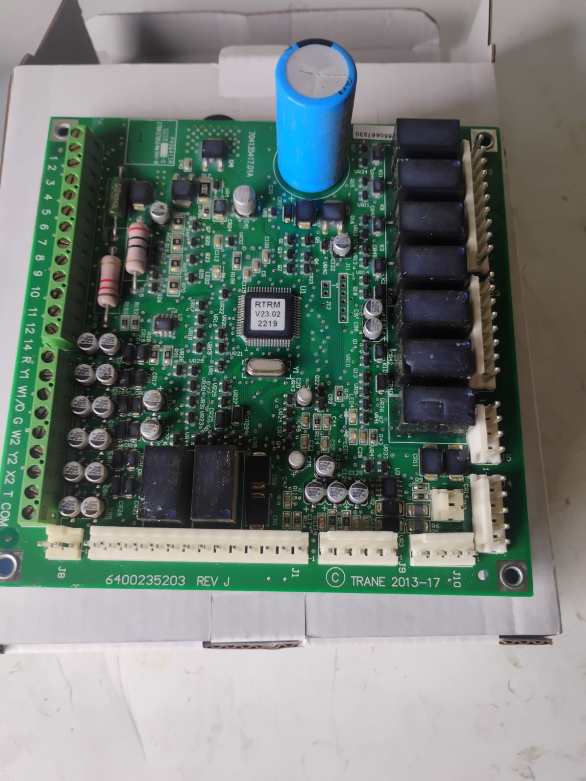 Trane MOD03196 Reliatel Refrigeration Module RTRM Dual Circuit Control Board New