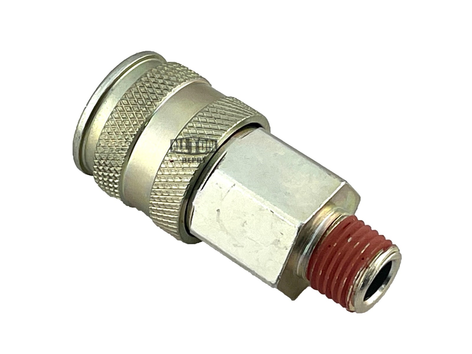 1/4″ NPT UNIVERSAL Air Hose Male Quick Connect Coupler Socket (2 Pack)
