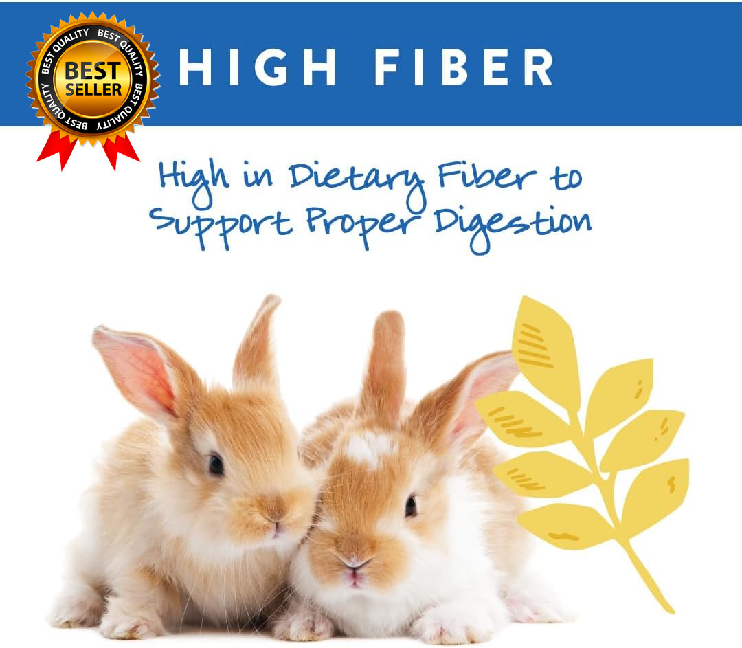 Rabbit Food, Complete Feed, Pelleted Food for Rabbits, Fortified with Essential