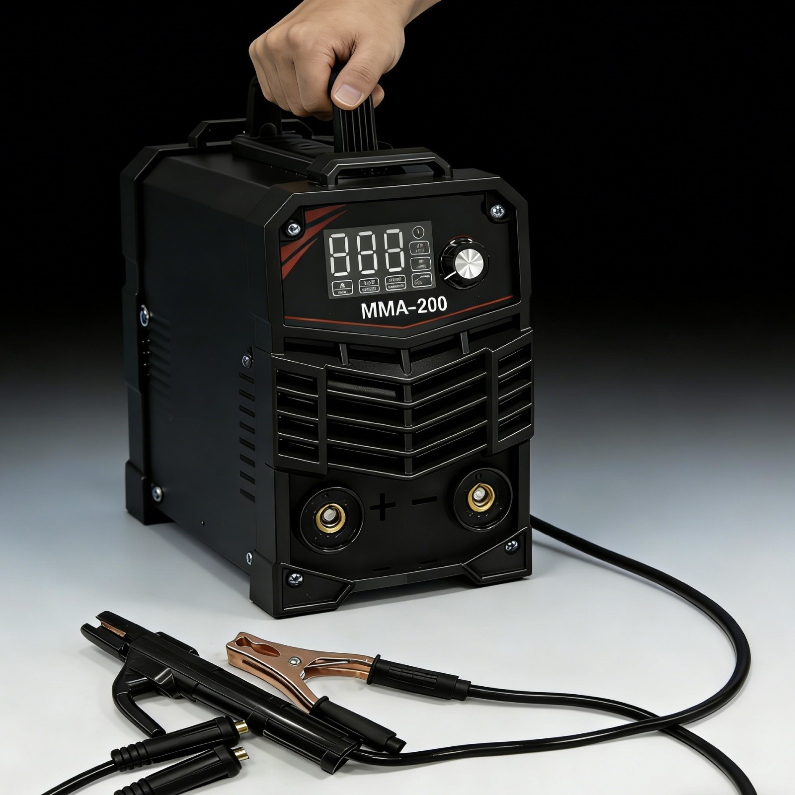 2-IN-1 MMA 200 Welder Machine IGBT Inverter 250A 110/220V Dual Voltage Portable