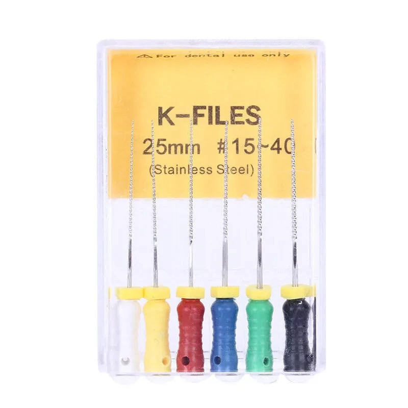 Dental Endodontic Stainless Steel Endo Root Canal Files C File/K Files Hand Use