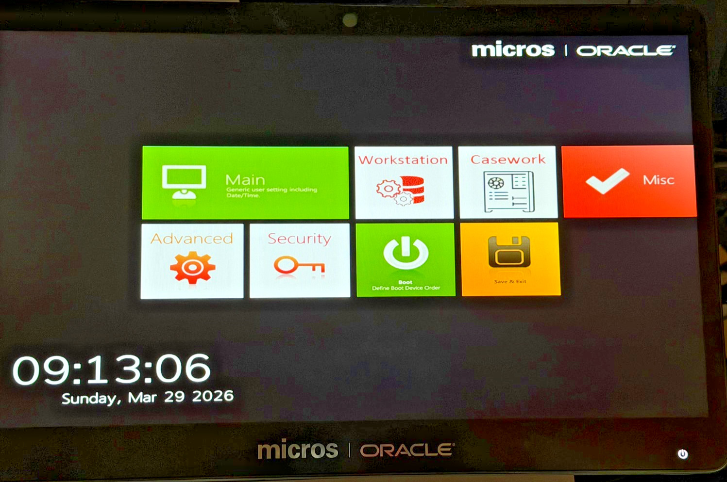 Oracle MICROS Workstation 625X with 15.6-Inch Touch Screen POS/Register AIO NICE