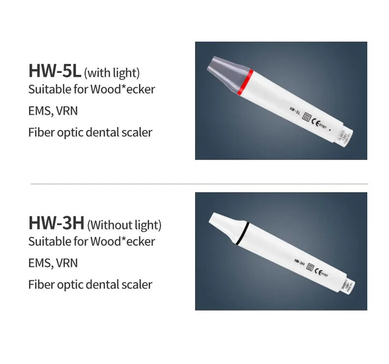 LED Dental Scaler Handle Detachable Ultrasonic Handpiece for Multiple Brands 2H