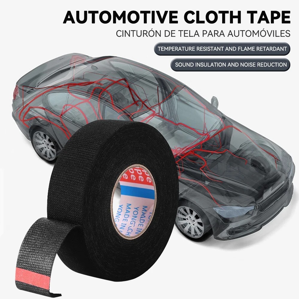 8 Rolls Cloth Tape Wire Electrical Wiring Harness Car Auto SUV truck 19mm*15m US