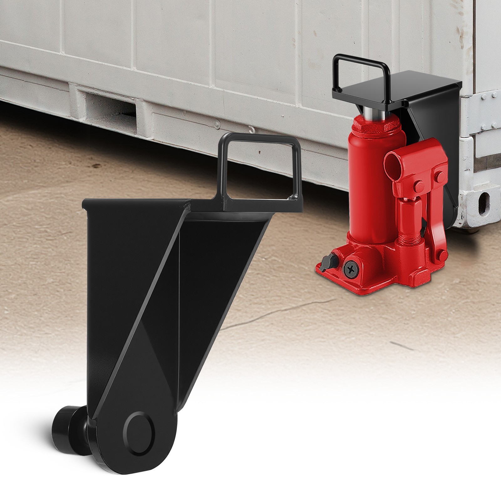 VEVOR 2-Pack Shipping Container Jack Lug with Handle Storage Leveler Booster
