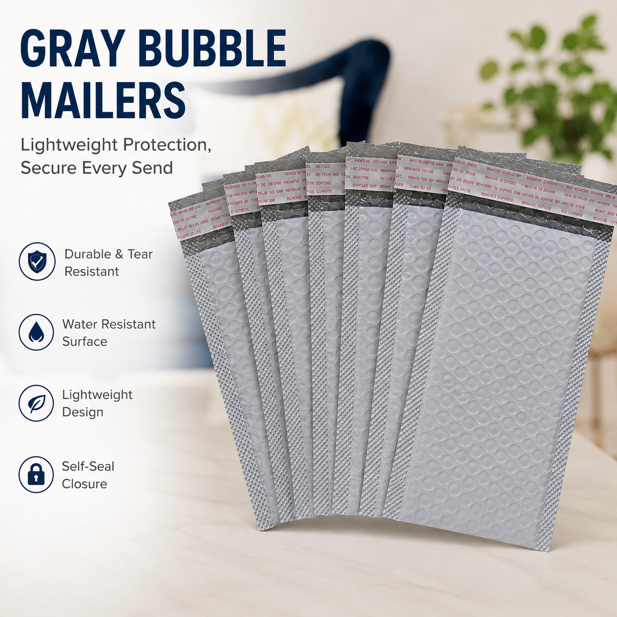 Poly Bubble Mailers Padded Envelopes Self Seal Mailing Bags fast shipping