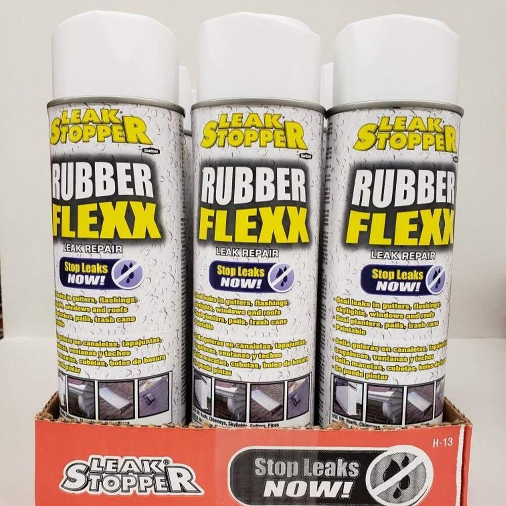 Rubber Flexx – Waterproof Repair & Sealant Spray – Point & Spray to Seal Cracks,