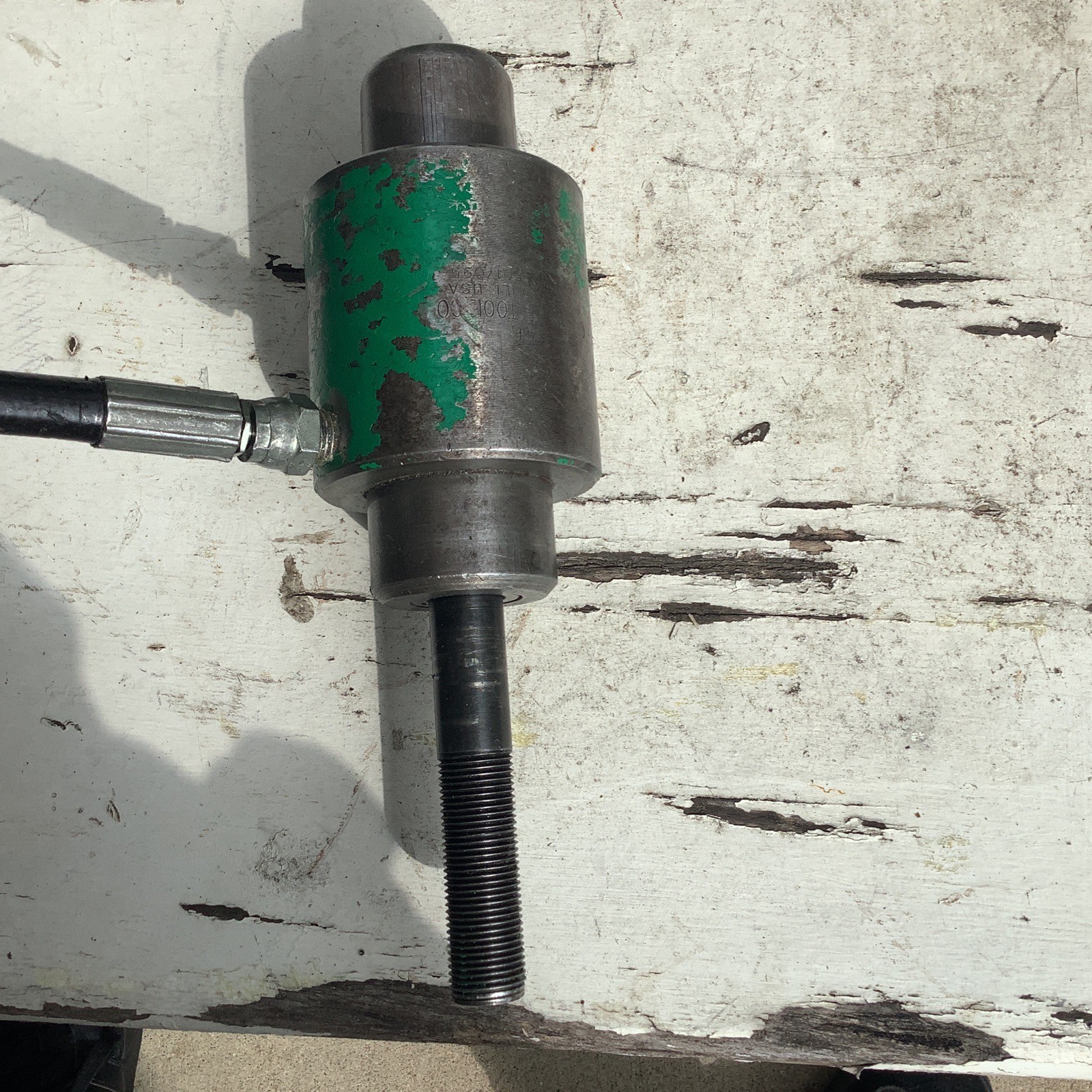 Greenlee 767 Hydraulic Hand Pump & Ram Set.