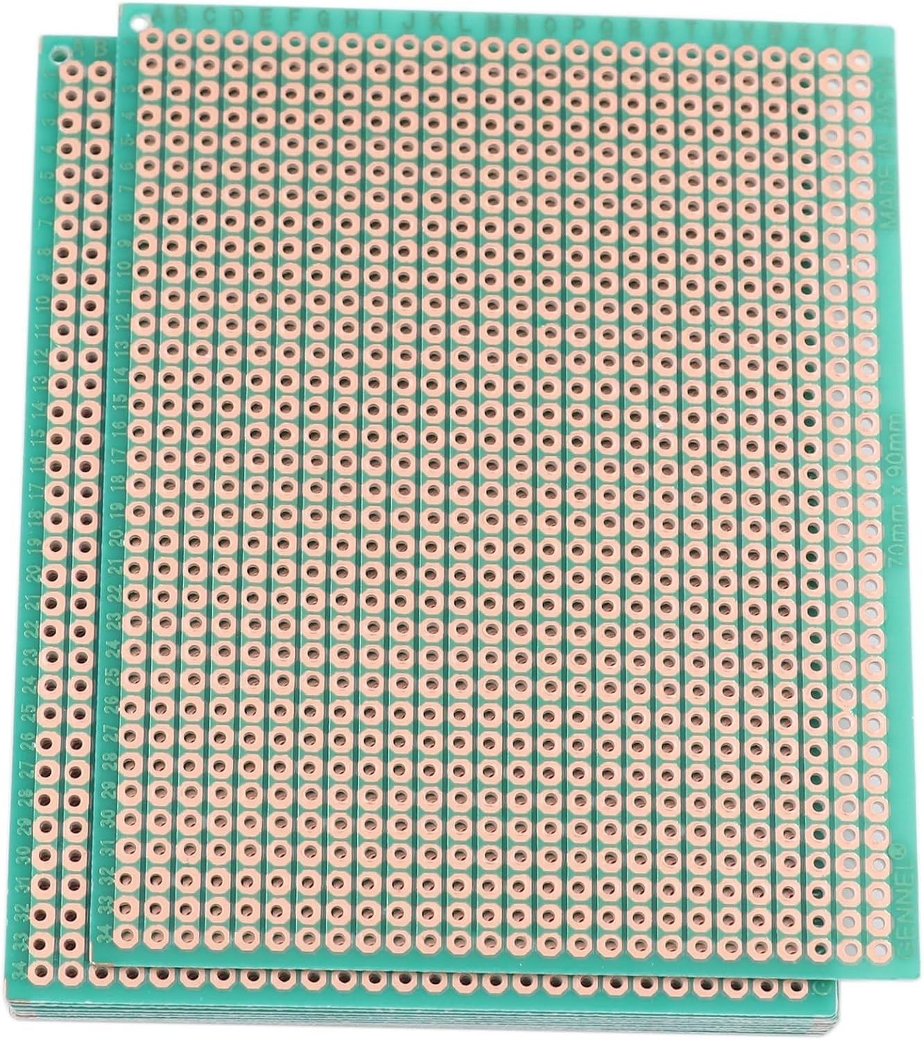 10-Pieces 70mm x 90mm Copper Strip PCB Board 884 Holes Perfboard Universal