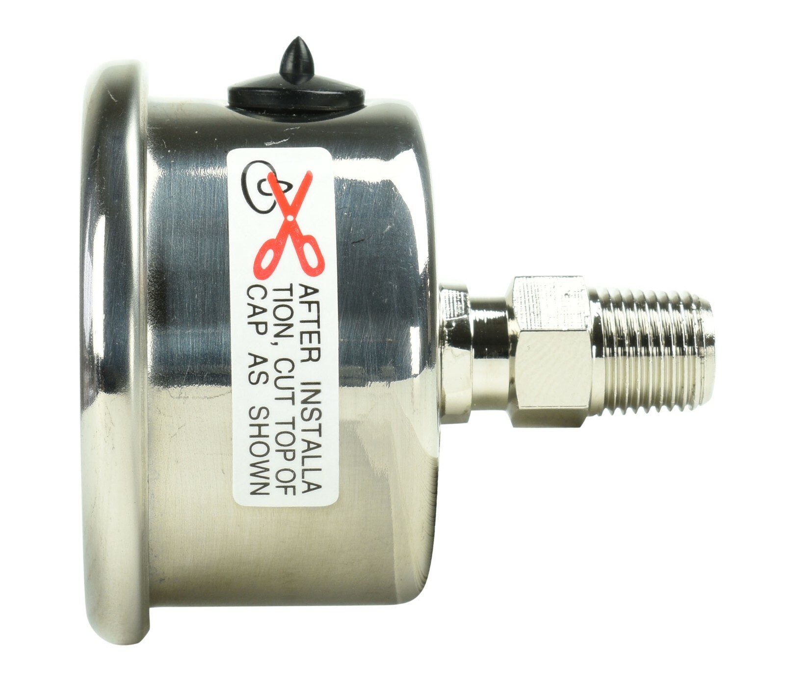 CARBO Gauge 0-15 psi Fuel Pressure Oil Pressure 1.5″ Liquid Filled, Black Dial