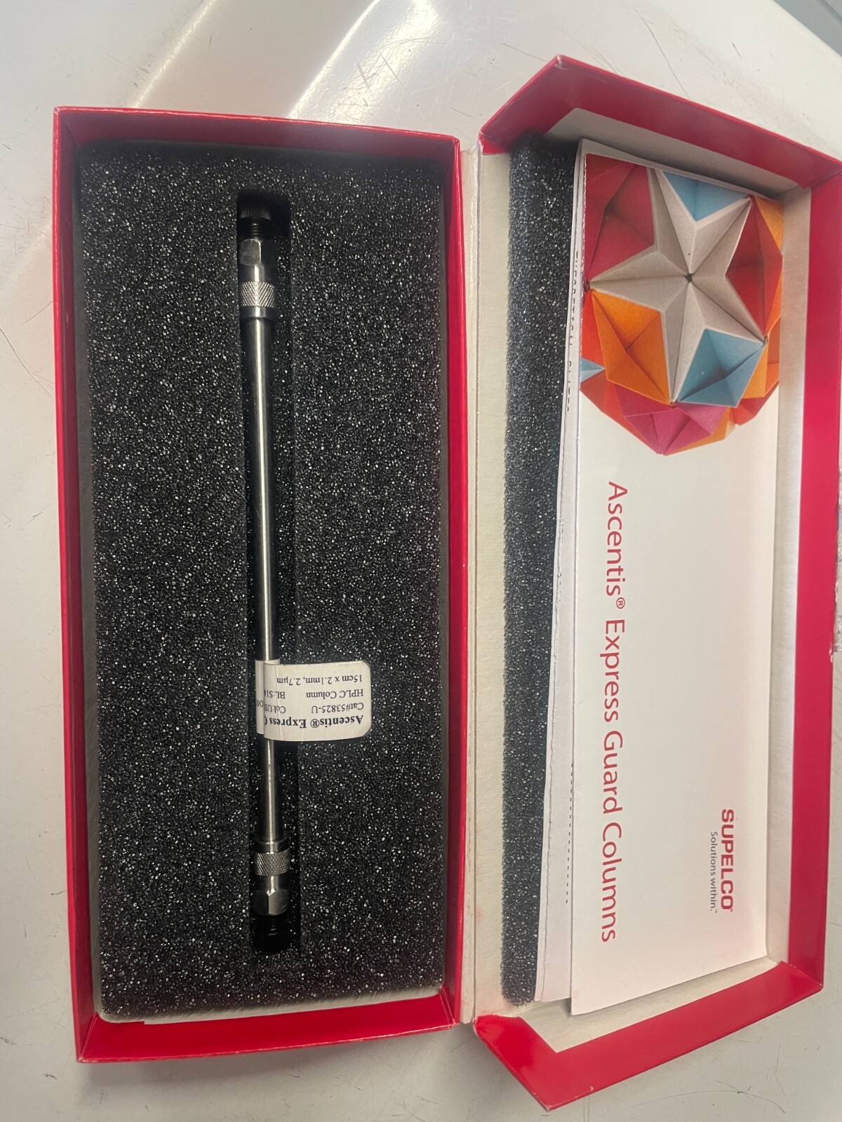 New – Supelco 53825-U Ascentis Express C18 15cm x 2.1mm 2.7um HPLC Guard Column