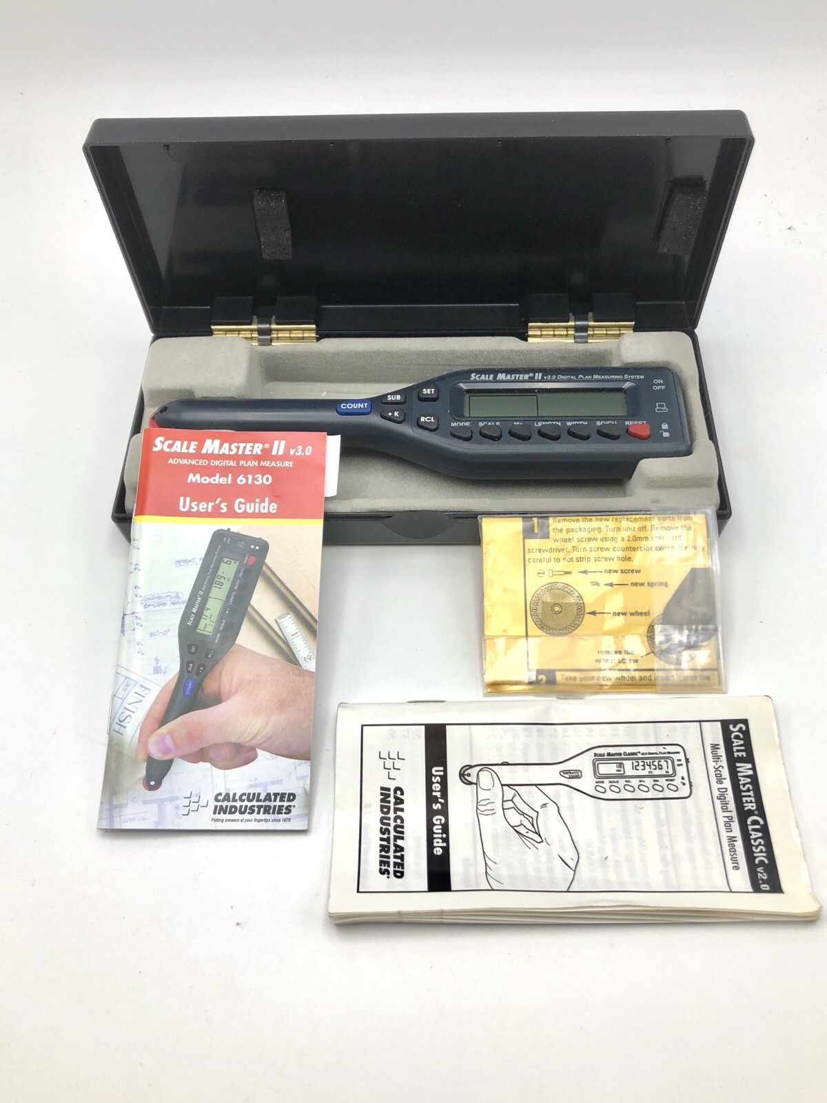 SCALE MASTER II V3.0 MODEL 6130 DIGITAL PLAN MEASURING TOOL