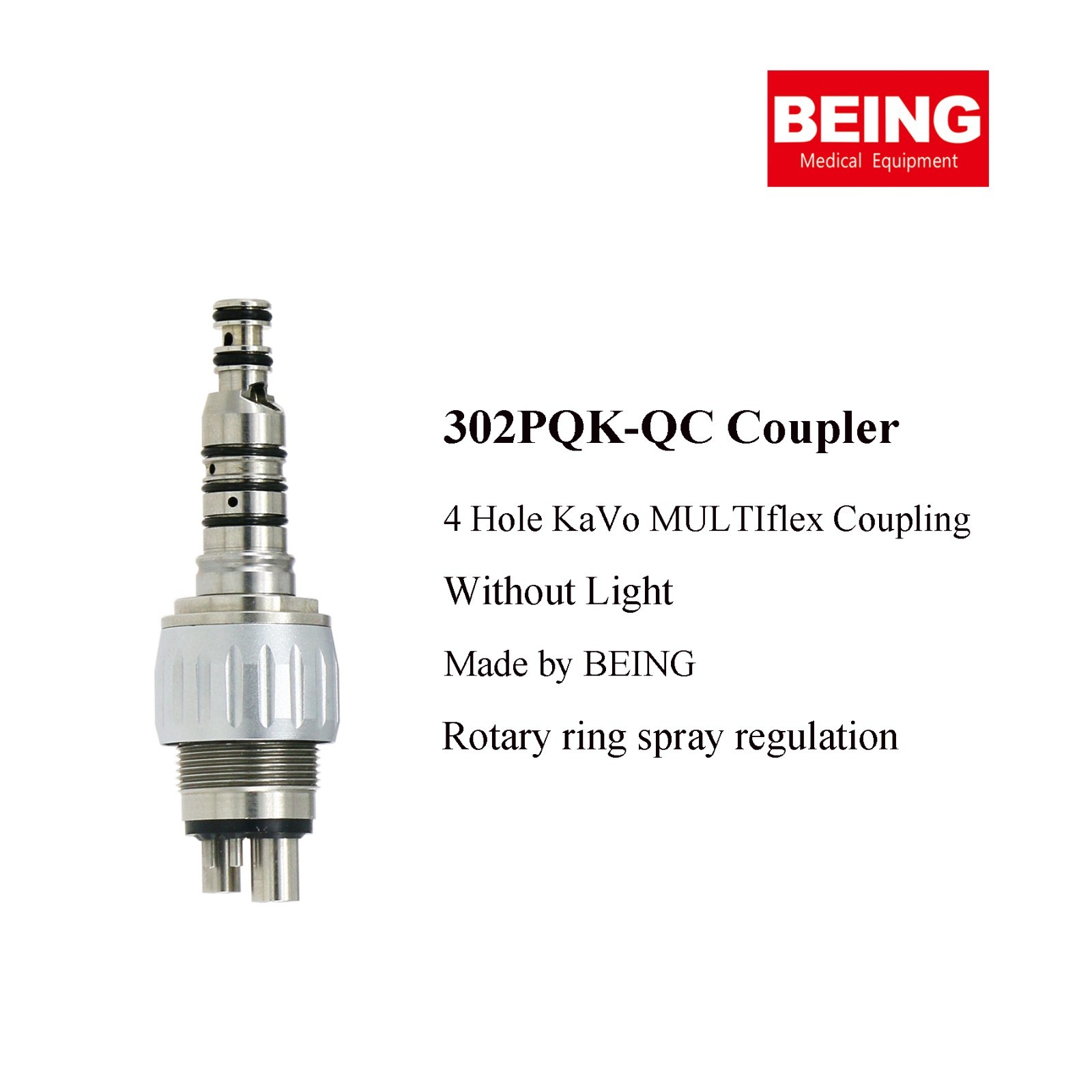 US BEING Dental High Speed Turbine Handpiece For KaVo MULTIflex Coupler 4 Hole
