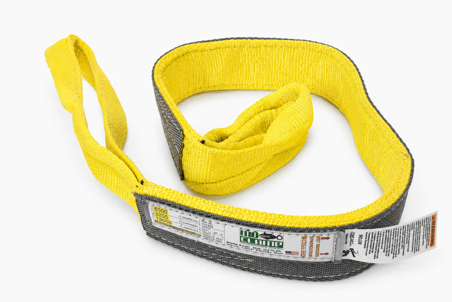 MO-CLAMP 6304 60 Inch Sling with Loops and Cover for Lifting
