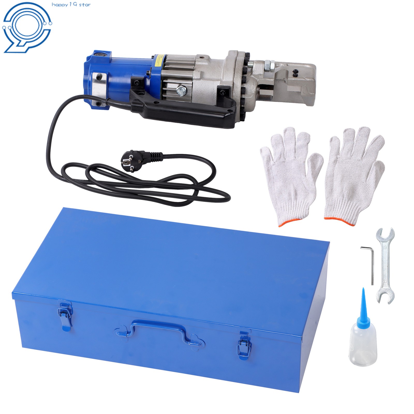 Hydraulic Rebar Cutter 1350W RC-22 3/20»-7/8» Adjustable Dust-Free Operation