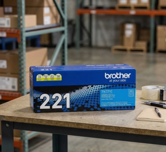 Genuine Brother TN221 Toner 4-Pack BK/C/M/Y HL-3170CDW MFC-9340CDW New