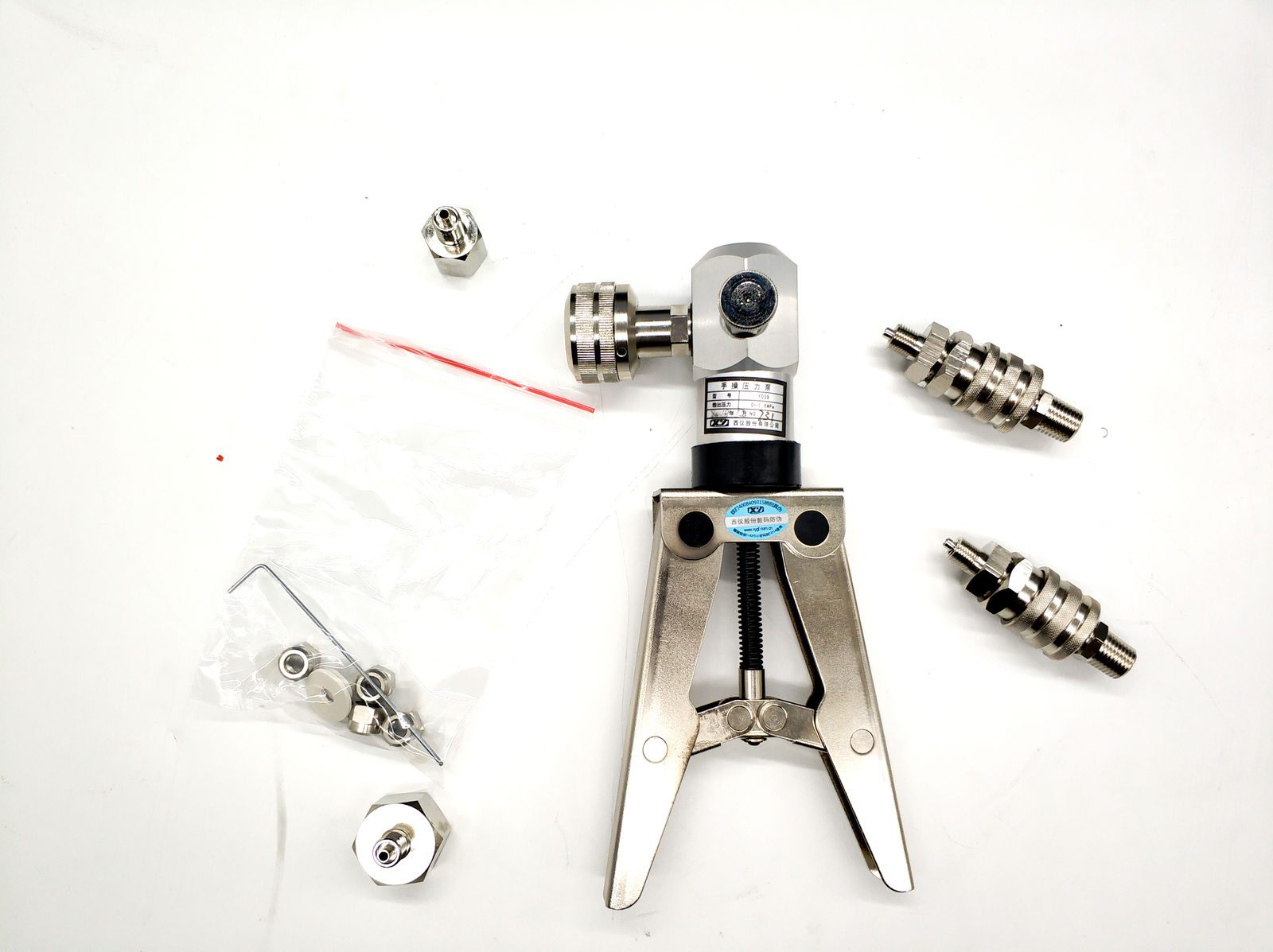 0-1.6MPa Manual Pressure Pump Pressure Calibrators for Pressure Calibrate 0.5%FS