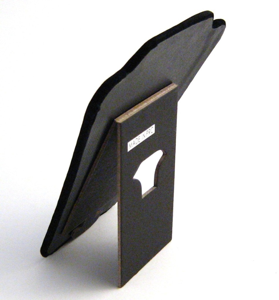 1 Tall Black Necklace Pendant Easel Back Jewelry Display Stand 12 1/8″H