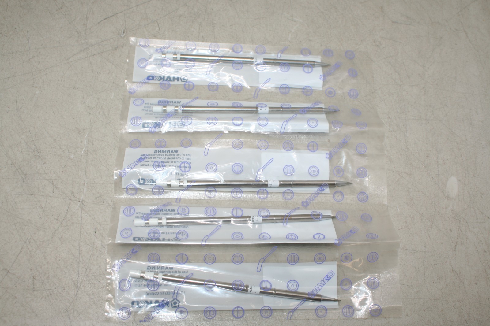 Hakko T15-BLL Soldering Tip, Long Conical, R0.2 mm x 15 mm, T15 Series(Lot of 5)