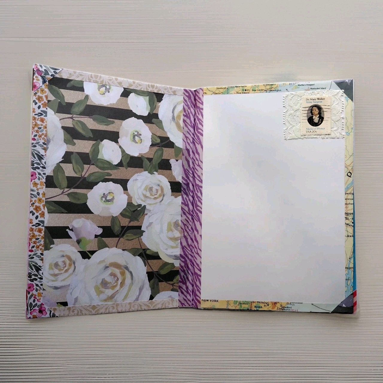 Bespoken Naked Junk Journal 32 Pages OOAK A Month of Your Life Creation