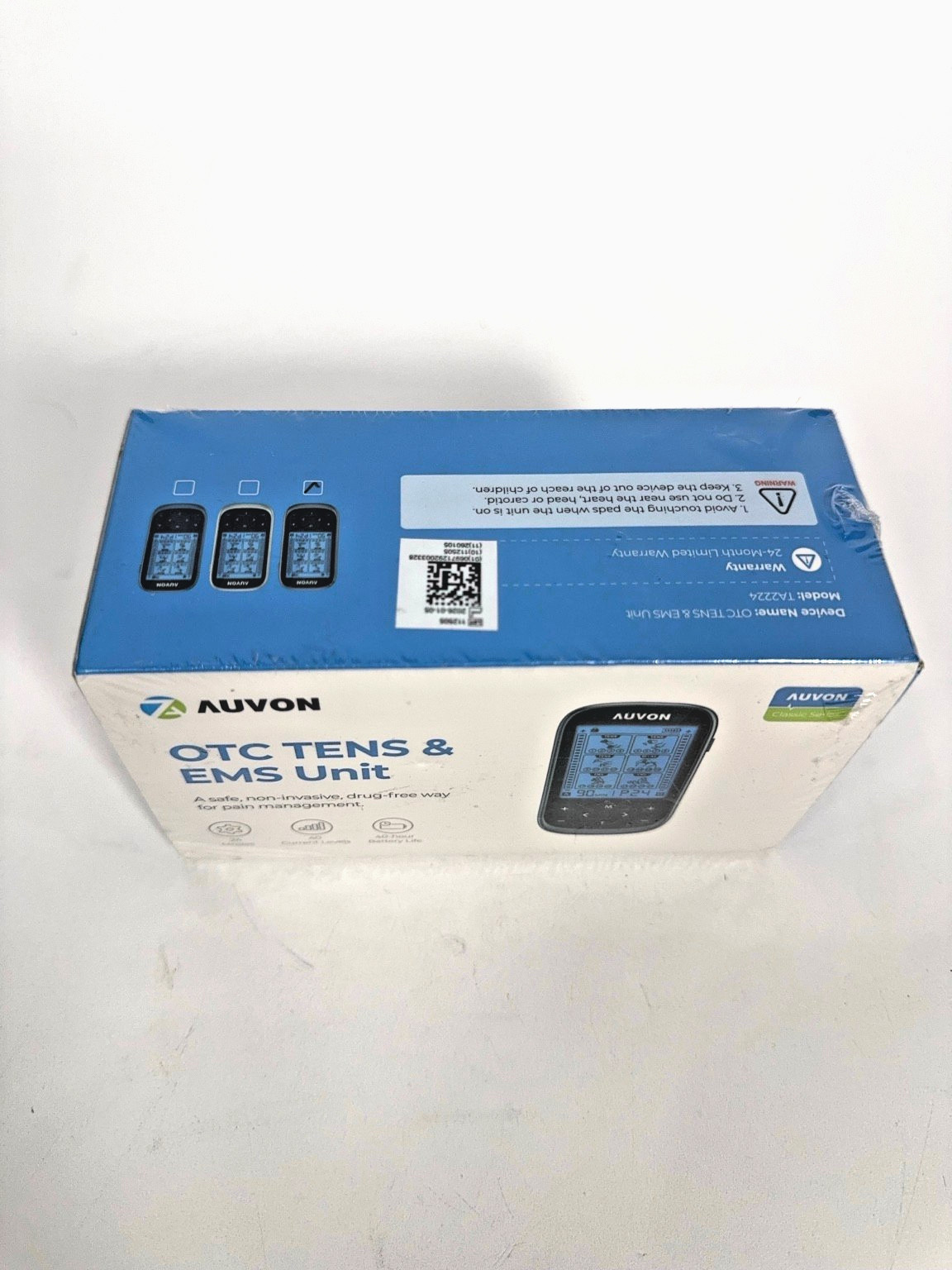 AUVON TA2224 OTC TENS EMS Unit Muscle Stimulator 24 Modes New Sealed