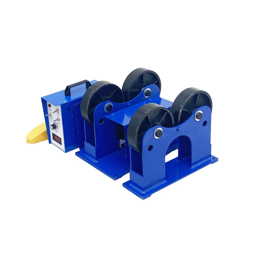 1T Welding Positioner Rotator Iron Roller Welding Pipe Turning Roll Control Box