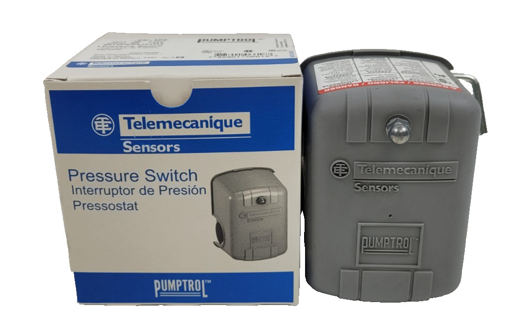 SQUARE D 9013FSG2J21M4 Pressure Switch Diaphragm 1/4” FNPS, DPST – NEW