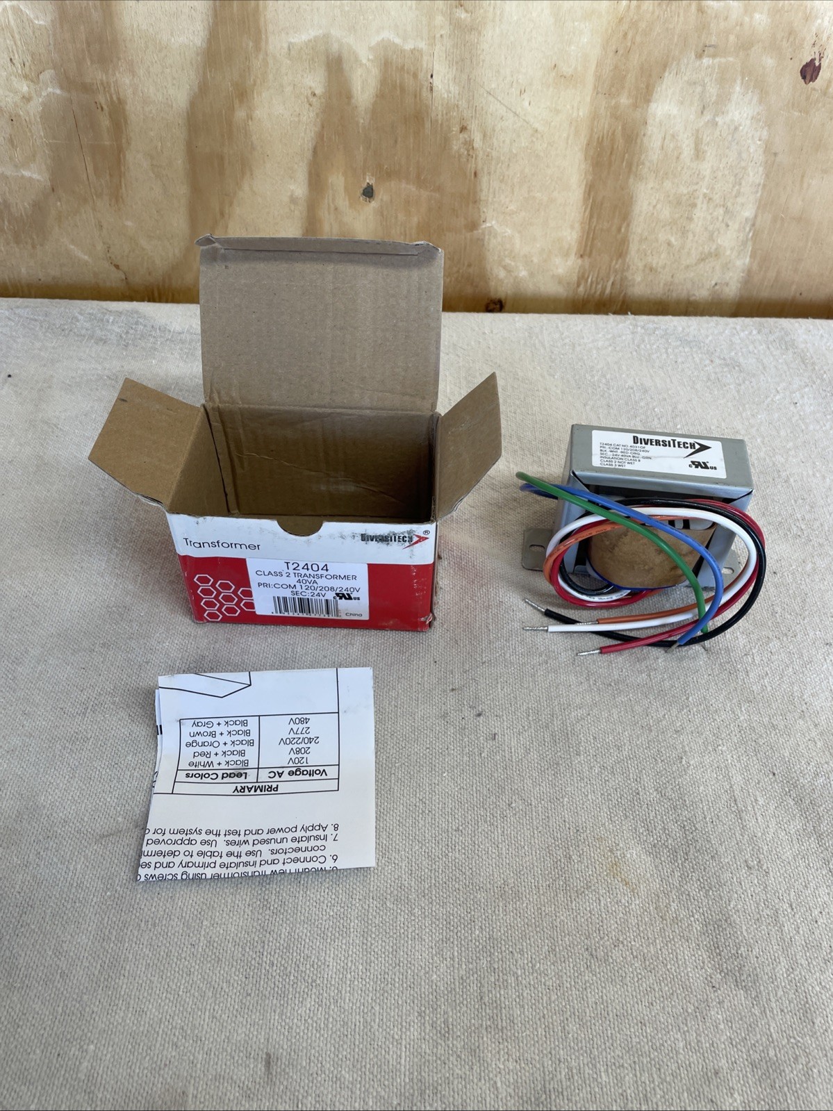 DiversiTech T2404 Transformer 40VA 24V NIB