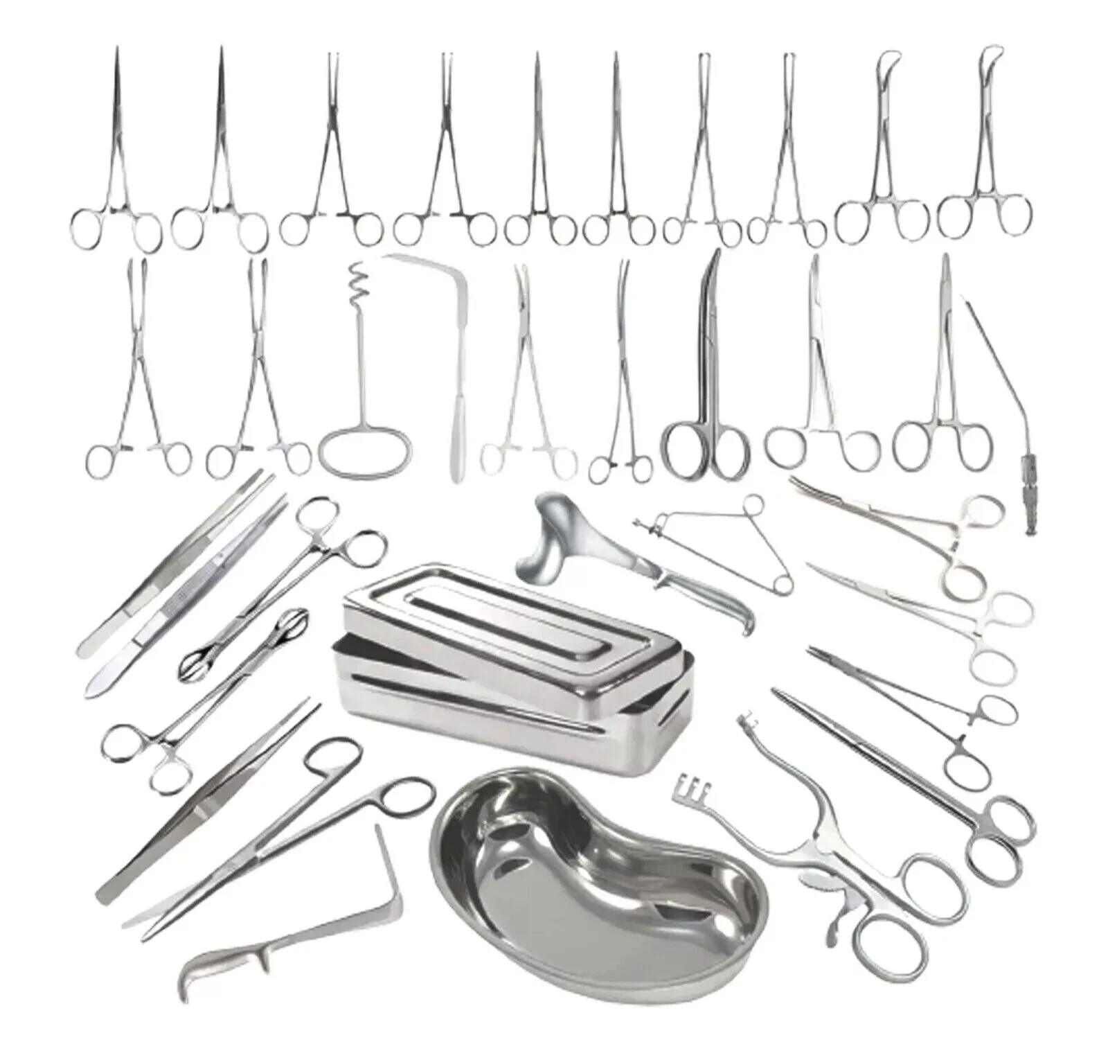 Hysterectomy Abdominal Surgery Set 62 Pcs Vaginal Hysterectomy Instruments Set