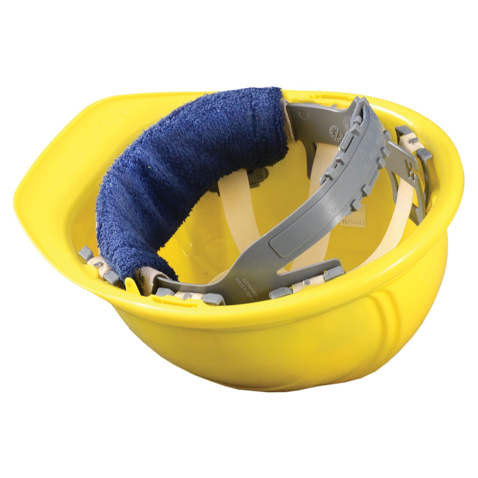 12- Reusable Cotton Absorbent Clip On For Hard Hat Cooling Terry Sweatbands