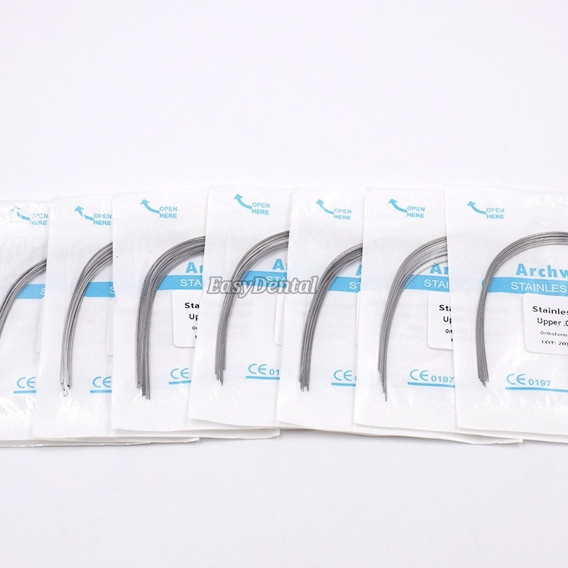 Dental Orthodontic Stainless Steel Rectangular Arch Wire Natural/Square/Ovoid