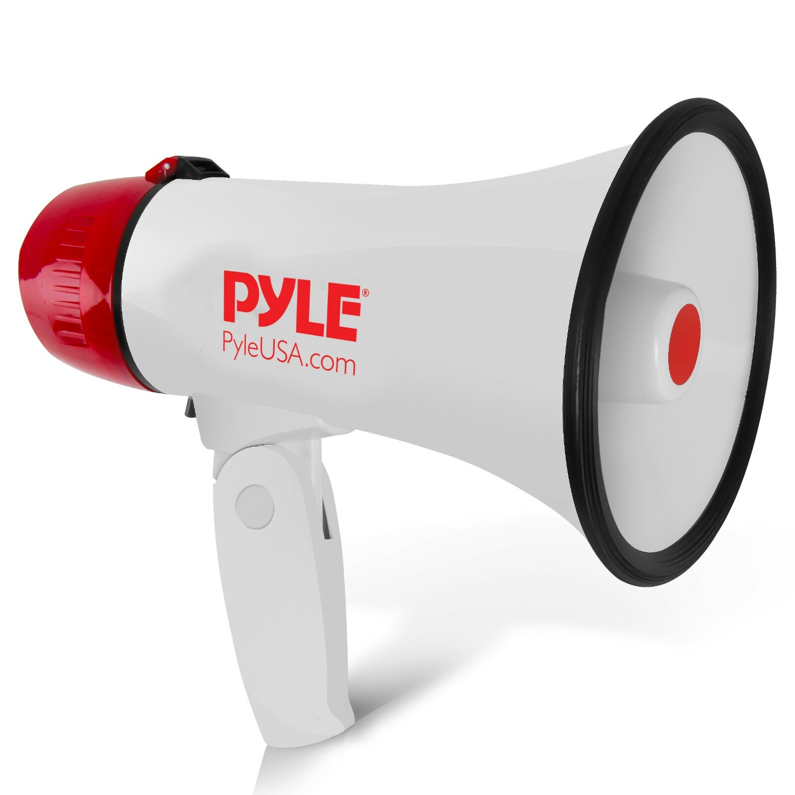 Pyle Compact Megaphone Speaker Battery Operated Siren Alarm Mode Volume