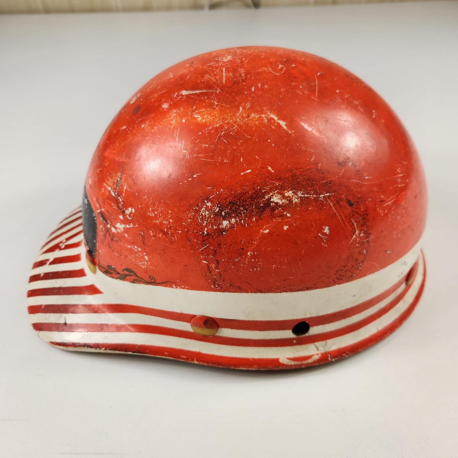 Rouge Steel Ford Motor Company Superglas Hardhat Hard Hat Fibre Metal Vintage