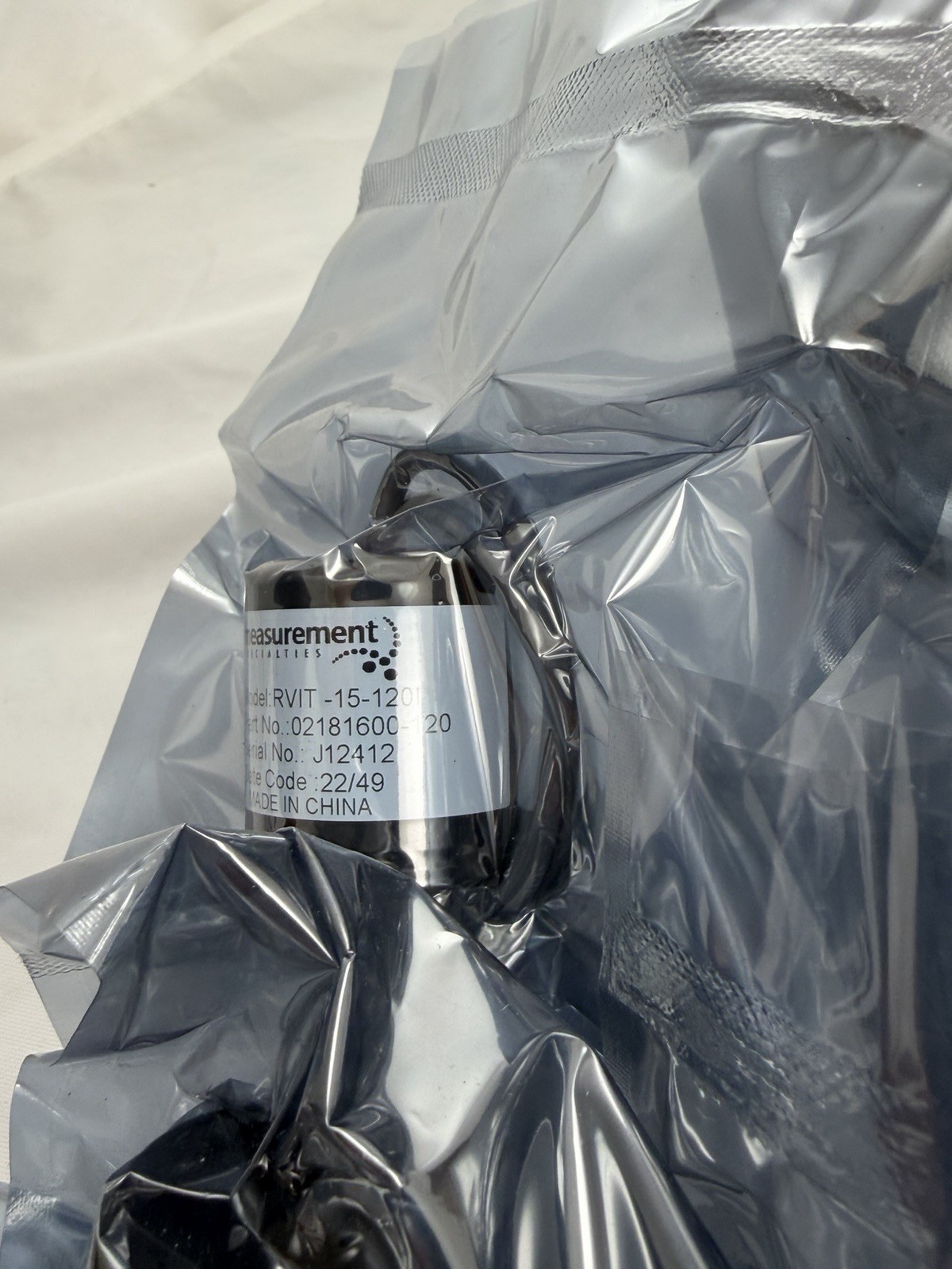 NEW Measurement Specialties RVIT-15-120I Rotary Position Sensor 02181600-120 NEW