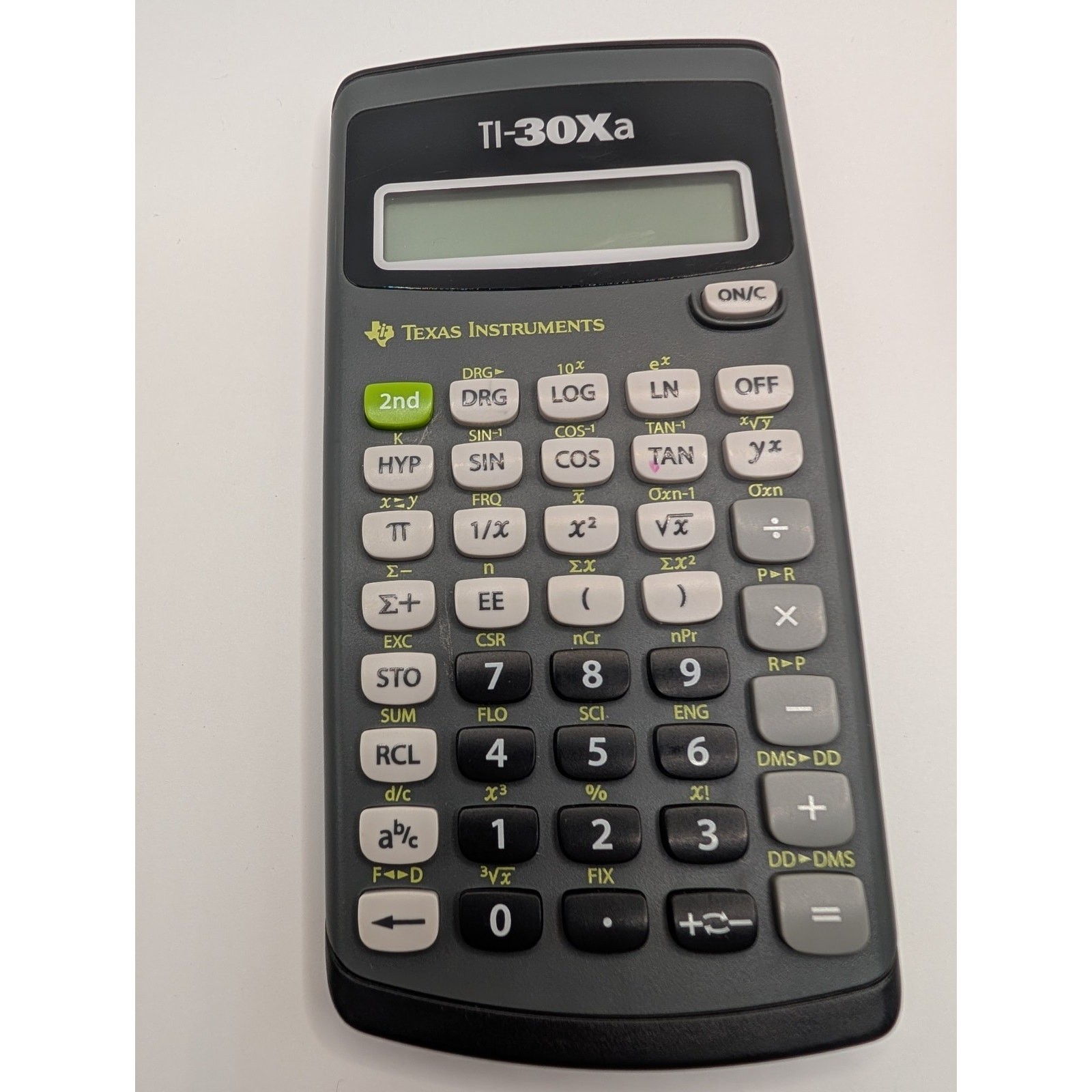 Texas Instruments TI-30Xa Solar Scientific Calculator Working