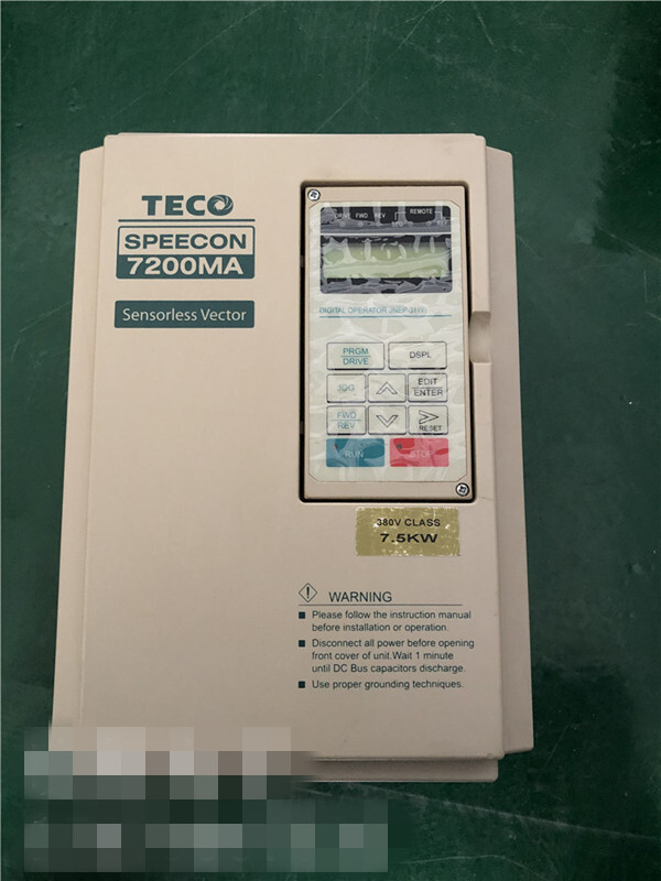 1PC used TECO inverter 7200MA 7.5KW 380V JNTMBGBB0010AZ-U