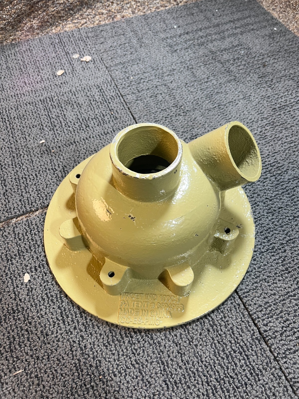 FROET IND 100C3 Roof Drain Dark Yellow +-3″ Outlet