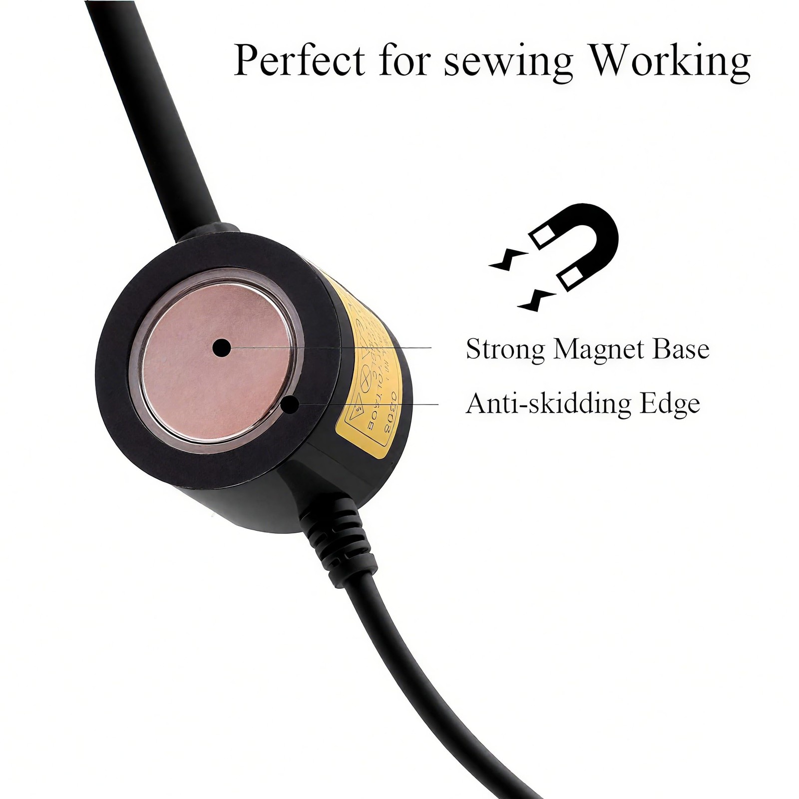 LED Sewing Machine 10 inches (gooseneck) x 53 (cable), Black