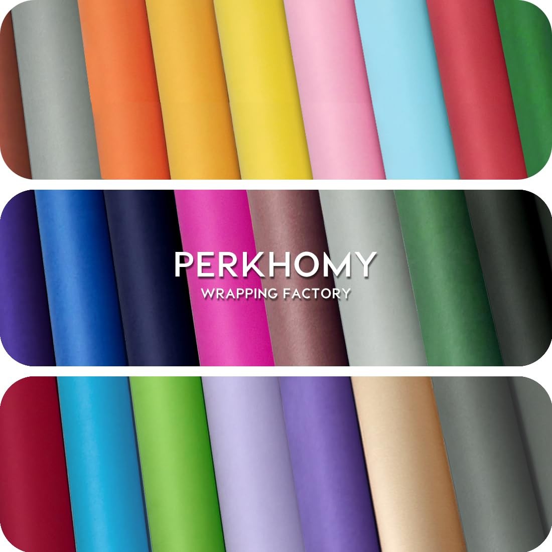 PerkHomy Black Kraft Paper Roll 17.5 x 960 (80′) for Gift Wrapping Bouquet Flowe