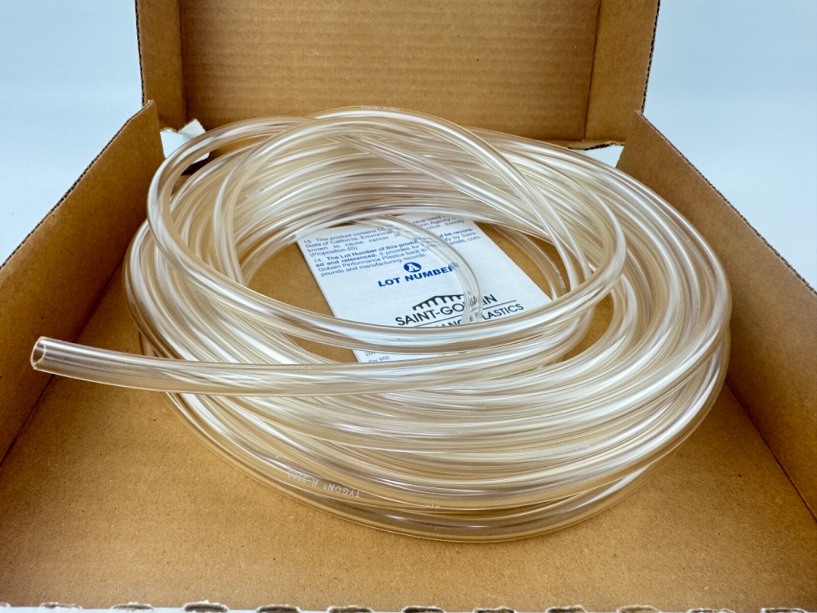 Tygon R-3603 AAC1S1503 Tubing 5mm Inner Diameter, 8mm Outer Diameter, 15m