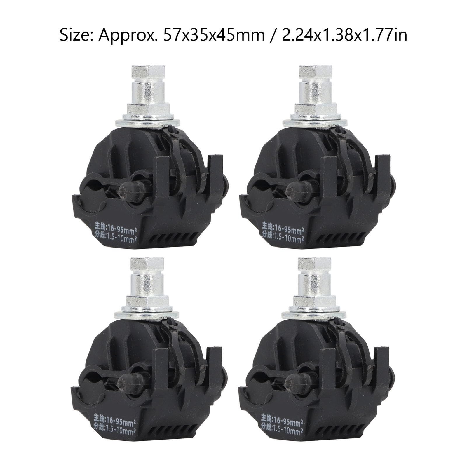 5 Pcs Insulation Piercing Connector, 1KV No Peeling Piercing Clamp High Low V…