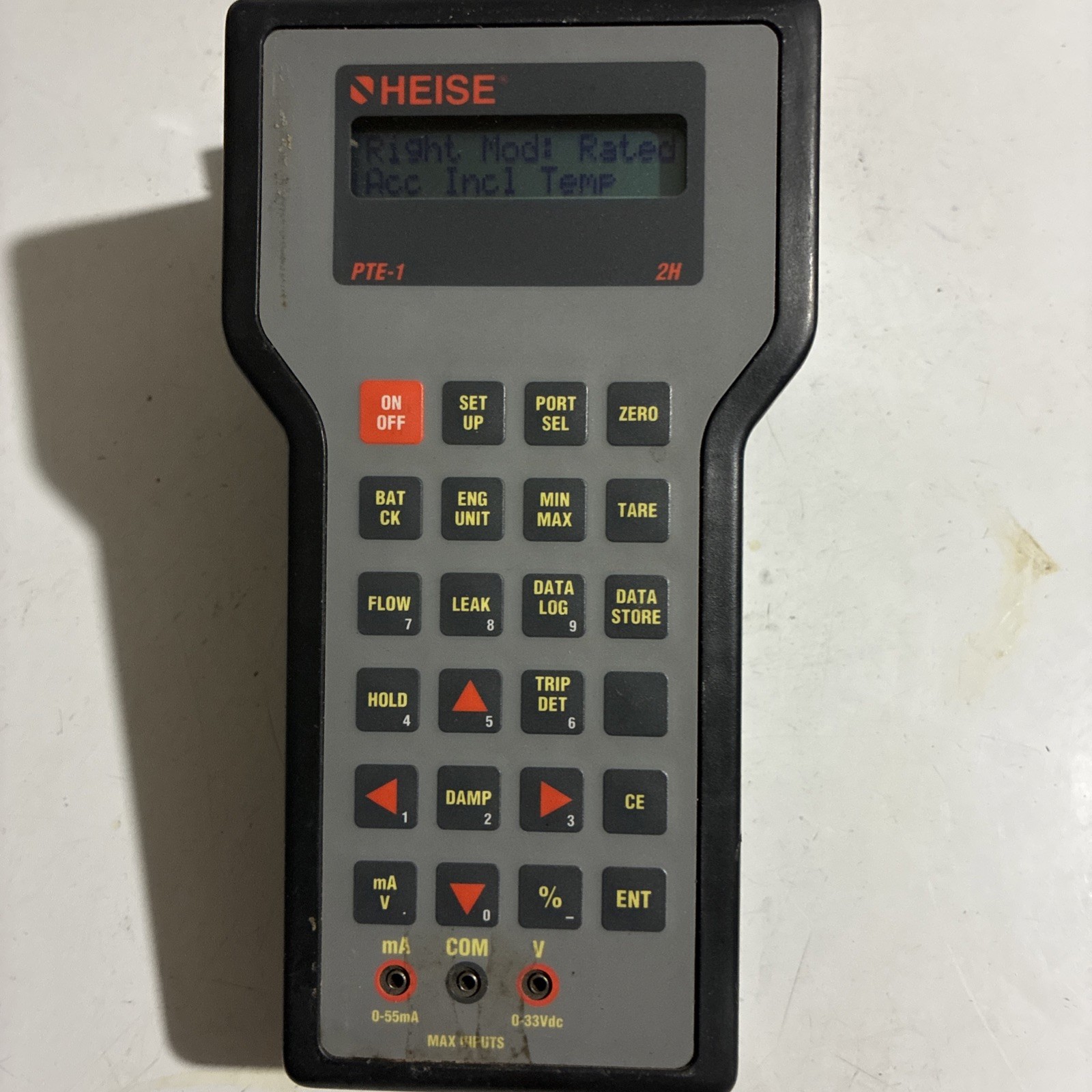 HEISE PTE-1 2H Hand Held Calibrator + 1 HQS-2 Test Module, 0-100 PSIG (0.05%)