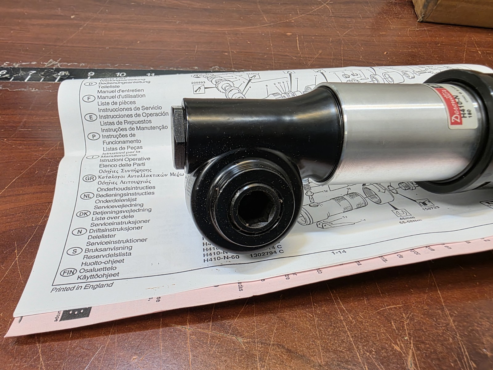 DESOUTTER H410-N-150 Angle Head Screwdriver/Nutrunner 1/2″ Drive